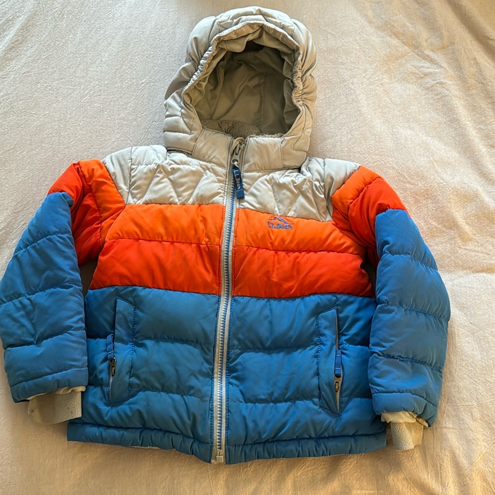 LL Bean Down Fleece Lined winter jacket